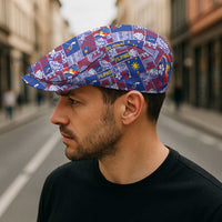 Filipino Maligayang Pasko Jeff Hat Pacific Patchwork Xmas Vibes - Polynesian Pride