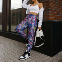 Filipino Maligayang Pasko Jogger Pants Pacific Patchwork Xmas Vibes - Polynesian Pride