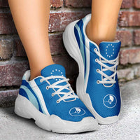 FSM Yap Chunky Sneakers Flag-Inspired Curve Style