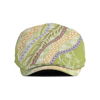 Green Palaka Hawaii Leis Jeff Hat Hawaiian-plaid Elegant Tropical Vibes - Polynesian Pride