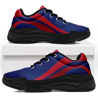 Guam Chunky Sneakers Flag-Inspired Curve Style