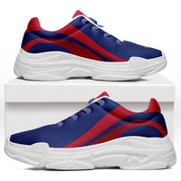 Guam Chunky Sneakers Flag-Inspired Curve Style