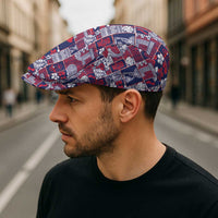 Guam Felis Pasgua Jeff Hat Pacific Patchwork Xmas Vibes - Polynesian Pride