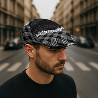 Hawaii Aloha Plumeria Lei Black Palaka Jeff Hat - Polynesian Pride