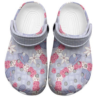 Hawaii Anthurium Tiare Pikake Lei Clogs Shoes Poni Lauhala Art Pattern