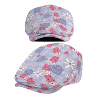 Hawaii Anthurium Tiare Pikake Lei Jeff Hat Poni Lauhala Art Pattern