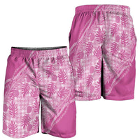 Hawaii Breadfruit Palaka Shorts for Men Omaomao Ulaula Maile Lei - Polynesian Pride