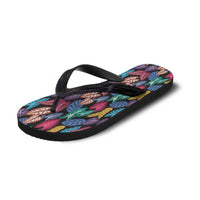 Hawaii Colorful Tropical Leaves Flip Flops LT01 - Polynesian Pride