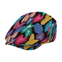 Hawaii Colorful Tropical Leaves Jeff Hat
