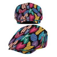 Hawaii Colorful Tropical Leaves Jeff Hat