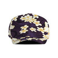 Hawaii Hibiscus Plumeria Purple Jeff Hat Polynesian Pattern LT01 Purple - Polynesian Pride