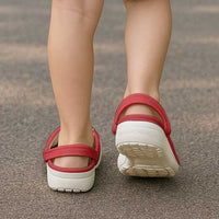 Hawaii Hibiscus Plumeria Red Clogs Shoes Polynesian Pattern LT01 - Polynesian Pride