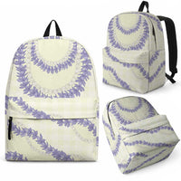 Hawaii Honohono Palaka Motifs Backpack Hawaiian Orchid Lei LT14 - Polynesian Pride