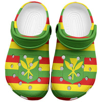 Hawaii Kanaka Maoli Clogs Shoes Heritage Palette Flag-Inspired - Polynesian Pride