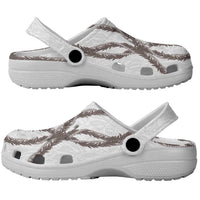 Hawaii Maile Lei Clogs Shoes Aloha The Grey Color