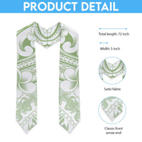 Hawaii Plumeria Lokelani Pikake Lei Graduation Stole Oma'oma'o Polynesian Tattoo LT9 - Polynesian Pride