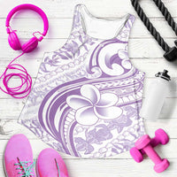 Hawaii Plumeria Lokelani Pikake Lei Women Racerback Tank Poni Polynesian Tattoo
