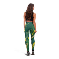 Hawaii Puakenikeni - Maile Lei Leggings Sage Green