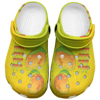Hawaiian Mango Clogs Shoes Polynesian Art Pattern and Kakau Tattoo