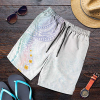 Hawaiian Tribal Tattoo and Plumeria Shorts for Men Polynesian Pattern Sweet