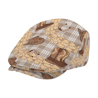Khaki Palaka Hawaii Cowboy Jeff Hat Puakenikeni Lei Paniolo Papale Seamless Vibes - Polynesian Pride