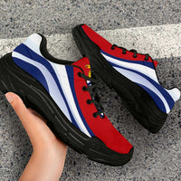 Kiribati Chunky Sneakers Flag-Inspired Curve Style