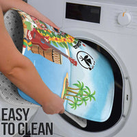 Hawaii Golf Christmas Bathroom Set Mele Kalikimaka Funny Golfer Santa - Polynesian Pride