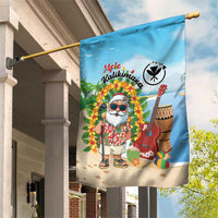 Hawaii Golf Christmas Garden Flag Mele Kalikimaka Funny Golfer Santa - Polynesian Pride