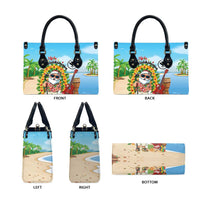 Hawaii Golf Christmas Leather Bag Mele Kalikimaka Funny Golfer Santa - Polynesian Pride