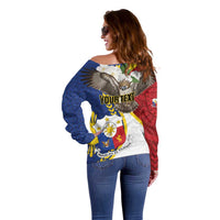 Personalized Philippines Off Shoulder Sweater Filipino Araw ng Kalayaan