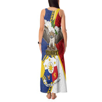 Personalized Philippines Tank Maxi Dress Filipino Araw ng Kalayaan