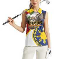 Personalized Philippines Women Sleeveless Polo Shirt Filipino Araw ng Kalayaan