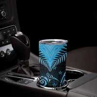 New Zealand Tumbler Cup Aotearoa Blue Maori Kiwi Blue Fern
