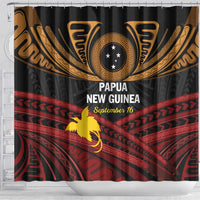 Papua New Guinea Bird of Paradise Shower Curtain 16 September 1975 Independence Day Anniversary