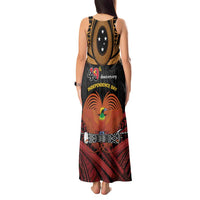 Papua New Guinea Bird of Paradise Tank Maxi Dress 16 September 1975 Independence Day Anniversary
