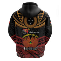 Papua New Guinea Bird of Paradise Zip Hoodie 16 September 1975 Independence Day Anniversary