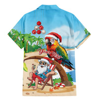 Personalized Hawaii Santa Parrot Christmas Family Matching Mermaid Dress and Hawaiian Shirt Summer Vibe LT01 - Polynesian Pride