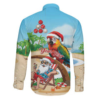 Personalized Hawaii Santa Parrot Christmas Family Matching Summer Maxi Dress and Hawaiian Shirt Summer Vibe LT01 - Polynesian Pride