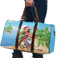 Hawaii Santa Parrot Christmas Travel Bag Summer Vibe - Polynesian Pride
