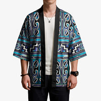 Maori Matariki Kimono Blue Galaxy Aesthetic Koru Art