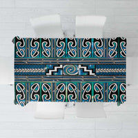 Maori Matariki Tablecloth Green Galaxy Aesthetic Koru Art