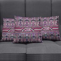 Maori Matariki Pillow Cover Pink Galaxy Aesthetic Koru Art