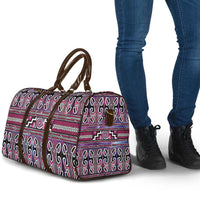 Maori Matariki Travel Bag Pink Galaxy Aesthetic Koru Art