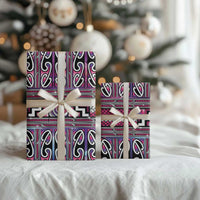 Maori Matariki Wrapping Paper Pink Galaxy Aesthetic Koru Art