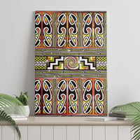 Maori Matariki Canvas Wall Art Yellow Galaxy Aesthetic Koru Art