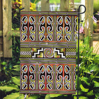 Maori Matariki Garden Flag Yellow Galaxy Aesthetic Koru Art