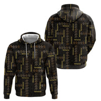 Hawaii Brown Plumeria Lei Black Hoodie Frangipani Floral Heritage Art