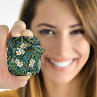 Polynesian Hibiscus Tropical Green Floral AirPods Case Tribal Pattern - Polynesian Pride