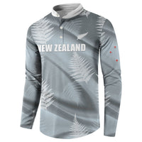 Custom Rugby New Zealand 2026 Button Sweatshirt The Fern Go Champions