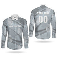 Custom Rugby New Zealand 2026 Couples Matching Long Sleeve Bodycon Dress and Long Sleeve Button Shirt The Fern Go Champions